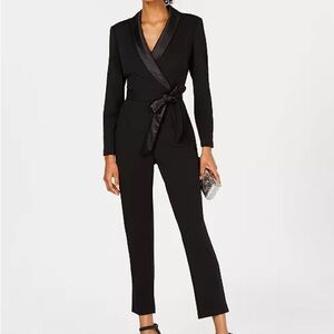 Adrianna Papell Tuxedo Jumpsuit